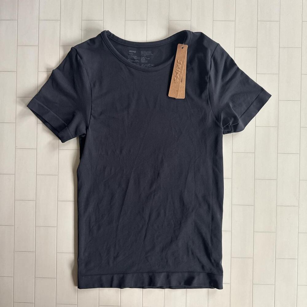NWT SKIMS Soft Smoothing Seamless T-Shirt - Eclipse XS*